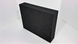 Charcoal Convoluted Foam Set – 15”Length x 12”Width x 2”Depth for Shipping, Packing, Storage, and Soundproofing (TSS-CCFS-15.12.2)