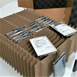 2.5" / SSD / SAS Disk Drives Hard Drives 51-57 COUNT Slotted Shipping Box / Storage / Container KIT (TSS-HDDBX25-NTSW)