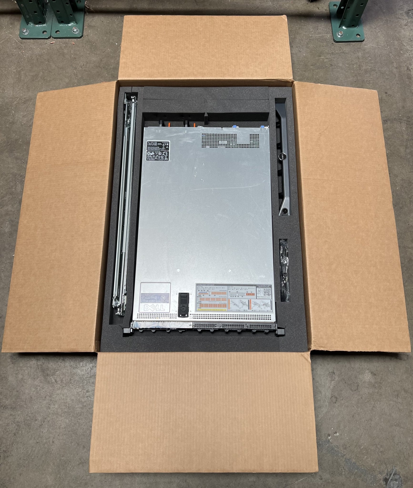 Computer Server Shipping Boxes Universal 1U / 2U HEAVY DUTY Server Shipping and Storage Protective Ki ...