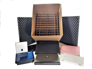 Universal Premium Laptop / Notebook / IPAD / Chromebook/ Netbook / Portable Computer Shipping & Storage Box Protective Container Kit (FITS 10-60 UNITS PER KIT DEPENDING ON SIZE)