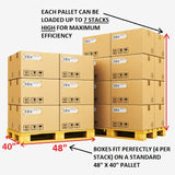 Universal Premium Laptop / Notebook / IPAD / Chromebook/ Netbook / Portable Computer Shipping & Storage Box Protective Container Kit (FITS 10-60 UNITS PER KIT DEPENDING ON SIZE)