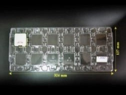 12-Count Intel E5 LGA1366 (Socket B) LGA1356 (Socket B2) CPU Processor Tray / 45mm x 42.5mm Slot Size / 2 x 6 Tray Config (CASE OF 200 UNITS) / Part Number: TSS-2015-004