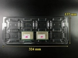 8-Count AMD (AMDG34/LGA1944/LGA1974) CPU Processor Tray / 60mm x 42.5mm Slot Size / 2 x 4 Tray Config (CASE OF 200 UNITS) / (Part Number: TSS-2015-029)