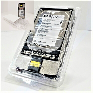 3.5" (WITH TRAYS) Hard Disk Drives Individual ESD Plastic Clamshell Case Container Packaging 25-210 Pcs LOT (Outer White Clamshell Retail Box Sleeve Available for an Additional Charge)