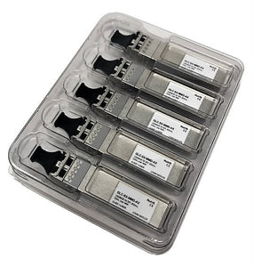 5-COUNT Universal SFP/SFP+ Transceiver Clamshell Blister Pack Storage Case