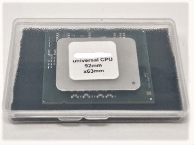 SINGLE CPU PROCESSOR CASE / 92mm x 63mm Hard Plastic Case with Foam (Available in Cases of 600 Units, 1/2 Cases of 300 Units, and 100 Units)