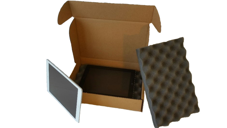IPAD and Tablet Shipping & Storage Box Kit (12x8x3 DIMMS) - Fits Most ...