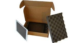 IPAD and Tablet Shipping & Storage Box Kit (12x8x3 DIMMS) - Fits Most Generations of IPADS (TSS-ITRETTBX-12.8.3)