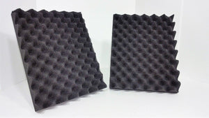 Charcoal Convoluted Foam Set – 15”Length x 12”Width x 2”Depth for Shipping, Packing, Storage, and Soundproofing (TSS-CCFS-15.12.2)