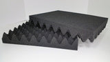 Charcoal Convoluted Foam Set – 15”Length x 12”Width x 2”Depth for Shipping, Packing, Storage, and Soundproofing (TSS-CCFS-15.12.2)