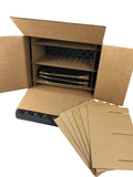 Picture Frame Shipping & Storage Box Kit - Holds 10 Picture Frames up to 13.5"L x 10"W in Size Securely & Safely (TSS-PFBX)
