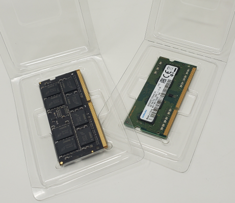 SINGLE COUNT DDR3/4 SODIMM CLAMSHELL Memory Blister Pack Container (CASE OF 2000 UNITS)
